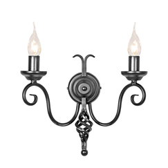 Аплик Harlech 2xE14 Black Black Elstead Lighting HR2A-BLACK | Osvetlenieto.bg