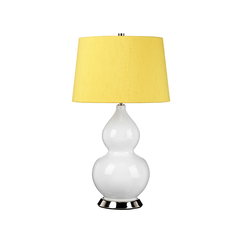 Настолна лампа Isla 1xE27 Table Light Polished Nickel White Yellow Elstead Lighting ISLA-PN-TL-YELLOW | Osvetlenieto.bg