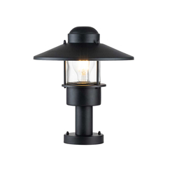Стояща лампа Klampenborg 1xE27 Pedestal Black Elstead Lighting KLAMPENBORG-PED-BK | Osvetlenieto.bg