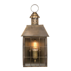 Външен аплик Hyde Park 1xE27 Aged Brass Elstead Lighting HYDE-PARK-BR | Osvetlenieto.bg