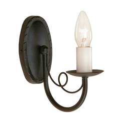 Аплик Minster 1xE14 Black Elstead Lighting MN1-BLACK | Osvetlenieto.bg