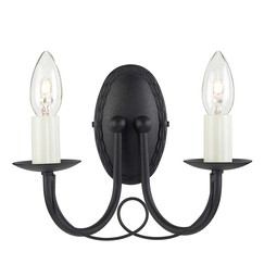 Аплик Minster 2xE14 Black Elstead Lighting MN2-BLACK | Osvetlenieto.bg