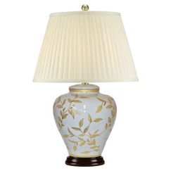 Настолна лампа Leaves 1xE27 Brown and Gold Elstead Lighting LEAVES-BR-GL-TL | Osvetlenieto.bg