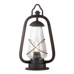Стояща лампа Miners 1xE27 Old Bronze Elstead Lighting MINERS-PED | Osvetlenieto.bg