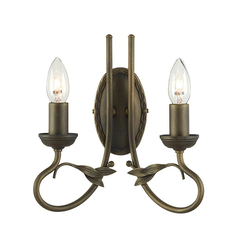 Аплик Olivia 2xE14 Black Gold Patina Elstead Lighting OV2-BLK-GOLD | Osvetlenieto.bg