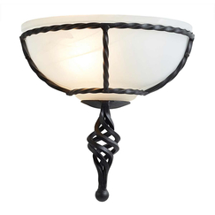 Аплик Pembroke 1xE27 Wall Uplighter Black Elstead Lighting PB-WU-BLACK | Osvetlenieto.bg