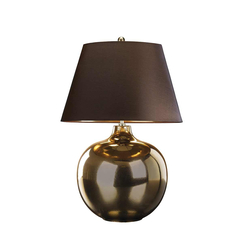 Настолна лампа Ottoman 1xE27 Bronze Metalic Brown Shade Elstead Lighting OTTOMAN-TL | Osvetlenieto.bg