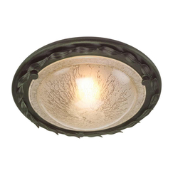 Плафон Olivia 1xE27 Black Gold Patina Elstead Lighting OV-F-BLK-GOLD | Osvetlenieto.bg