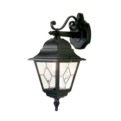 Външен аплик Norfolk 1xE27 Down Black Elstead Lighting NR2-BLK | Osvetlenieto.bg