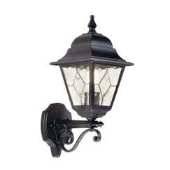 Външен аплик Norfolk 1xE27 Up Black Elstead Lighting NR1-BLK | Osvetlenieto.bg