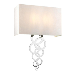 Аплик Rosa Large 2xE27 Polished Chrome Elstead Lighting ROSA-LARGE-PC | Osvetlenieto.bg