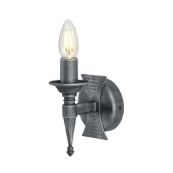 Аплик Saxon 1xE14 Black Silver Patina Elstead Lighting SAX1-BLK-SIL | Osvetlenieto.bg