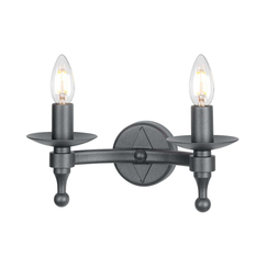 Аплик Warwick 2xE14 Graphite Black Elstead Lighting WR2-GRAPHITE | Osvetlenieto.bg