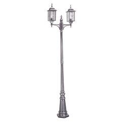 Градински стълб Wexford 2xE27 Black Silver Elstead Lighting WX8 | Osvetlenieto.bg