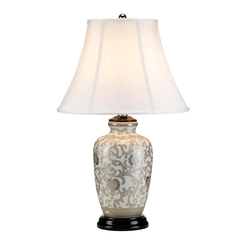 Настолна лампа Silver Thistle 1xE27 White and Silver Elstead Lighting SILVERTHISTLE-TL | Osvetlenieto.bg