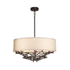 Полилей Taiko 4xE27 Olde Bronze Elstead Lighting TAIKO-4P | Osvetlenieto.bg