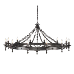 Полилей Warwick 12xE14 Graphite Black Elstead Lighting WR12-GRAPHITE | Osvetlenieto.bg