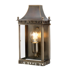 Външен аплик Regents Park 1xE27 Aged Brass Elstead Lighting REGENTS-PARK-BR | Osvetlenieto.bg