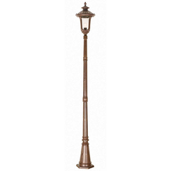 Градински стълб Chicago 1xE27 Medium Rusty Bronze Patina Elstead Lighting CC5-M | Osvetlenieto.bg