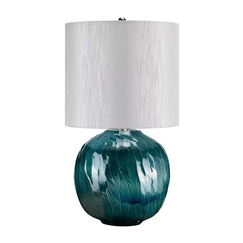 Настолна лампа Blue Globe 1xE27 Blue Elstead Lighting BLUE-GLOBE-TL | Osvetlenieto.bg