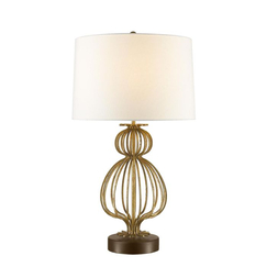 Настолна лампа Lafitte 1xE27 Distressed Gold Gilded Nola GN-LAFITTE-TL-GD | Osvetlenieto.bg