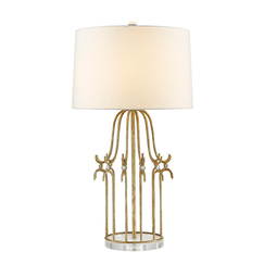 Настолна лампа Stella 1xE27 Distressed Gold Gilded Nola GN-STELLA-TL-GD | Osvetlenieto.bg