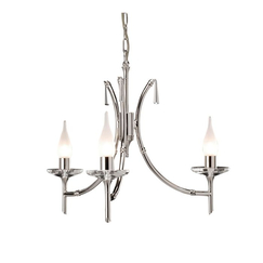 Полилей Brightwell 3xG9 Polished Nickel Elstead Lighting BR3-NICKEL | Osvetlenieto.bg