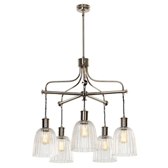 Полилей Douille 5xE27 Polished Nickel Elstead Lighting DOUILLE5-PN | Osvetlenieto.bg