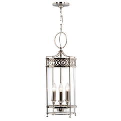 Полилей Guildhall 3xE14 Polished Nickel Polished Nickel Elstead Lighting GH-P-PN | Osvetlenieto.bg