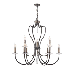 Полилей Pimlico 9xE14 Dark Bronze Elstead Lighting PM9-DB | Osvetlenieto.bg