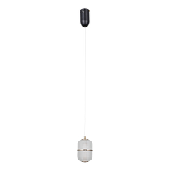 LED Пендел Alani PND-34375-1-BK Italux 6W 3000K | Osvetlenieto.bg