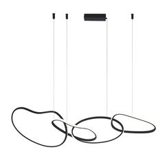 LED Полилей Fonte PND-22412-S4-BK Italux 40W 3000K-6000K | Osvetlenieto.bg