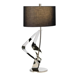 Настолна лампа Ribbon 1xE27 Polished Nickel Elstead Lighting RIBBON-TL | Osvetlenieto.bg