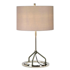 Настолна лампа Vicenza 1xE27 White Polished Nickel Elstead Lighting VICENZA-TL-GPN | Osvetlenieto.bg