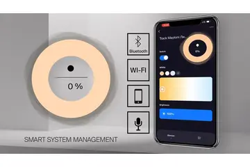 Bluetooth LED осветител за магнитна шина Exility-thin TR030-4-12W3K-WW-DS-B Maytoni 12W 3000K-6000K