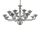 Полилей Casanova Sp16 Fume' 095639 Ideal Lux E14 | Osvetlenieto.bg Полилей Casanova Sp16 Fume' 095639 Ideal Lux E14 | Osvetlenieto.bg