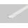 Бял LED профил SURFACE10 BC/UX 2000 за открит монтаж | Osvetlenieto.bg