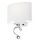 Аплик ENJOY 01-679 WH Redo 1X42W E27 + LED 1X1W 3000K | Osvetlenieto.bg