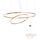 LED Полилей ORBIT 01-1721-TRIAC Redo 108W 3000K D1000+600 BRASS | Osvetlenieto.bg