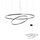 LED Полилей ORBIT 01-1953-DALI Redo 108W 3000K D1000+600 SAND BLACK | Osvetlenieto.bg