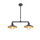 Полилей PIPE AR4172P63BG Aca Lighting 2xE27 | Osvetlenieto.bg Полилей PIPE AR4172P63BG Aca Lighting 2xE27 | Osvetlenieto.bg