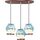 Детски полилей KOKKA ZN160203PBL Aca Lighting 3xE14 | Osvetlenieto.bg Детски полилей KOKKA ZN160203PBL Aca Lighting 3xE14 | Osvetlenieto.bg