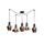 Полилей Zambelis 17150 PENDANT 5L GLASS CHROME | Osvetlenieto.bg Полилей Zambelis 17150 PENDANT 5L GLASS CHROME | Osvetlenieto.bg