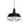 Винтидж полилей ZAMBELIS 1548 PENDANT 1L BLACK 1xE27 | Osvetlenieto.bg