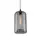 Винтидж полилей ZAMBELIS 14101 PENDANT 1L GLASS GREY 1xE27 | Osvetlenieto.bg