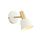 Аплик ZAMBELIS 20218 WALL LAMP IRON  WHITE-GOLD 1xE14 | Osvetlenieto.bg