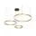 LED Полилей ZAMBELIS 1956-D PENDANT LIGHT BRUSHED GOLD DIMMABLE 136W 3000K | Osvetlenieto.bg