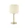 Настолна лампа ZAMBELIS 20252 TABLE LAMP GLASS MATERIAL WHITE & BRASS ON/OFF SWITCH | Osvetlenieto.bg