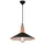 Пендел ZAMBELIS 180085 PENDANT LIGHT BLACK-WOOD 1xE27 | Osvetlenieto.bg