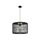 Пендел ZAMBELIS 20239 PENDENT LAMP RATTAN BLACK 1xE27 | Osvetlenieto.bg